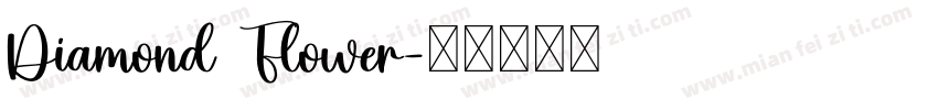 Diamond Flower字体转换